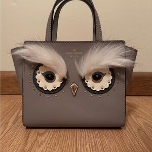 Kate Spade Gray Owl Design Women's Bag